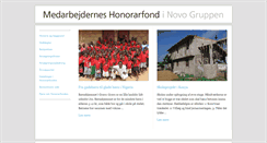 Desktop Screenshot of honorarfonden.dk